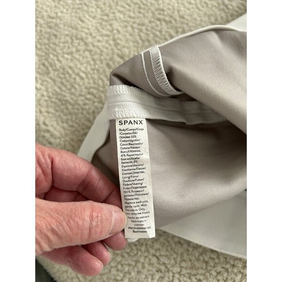 Spanx On-the-Go Cropped Wide Leg Pants in White Pull On Size 3X #20373Q - Picture 7 of 12